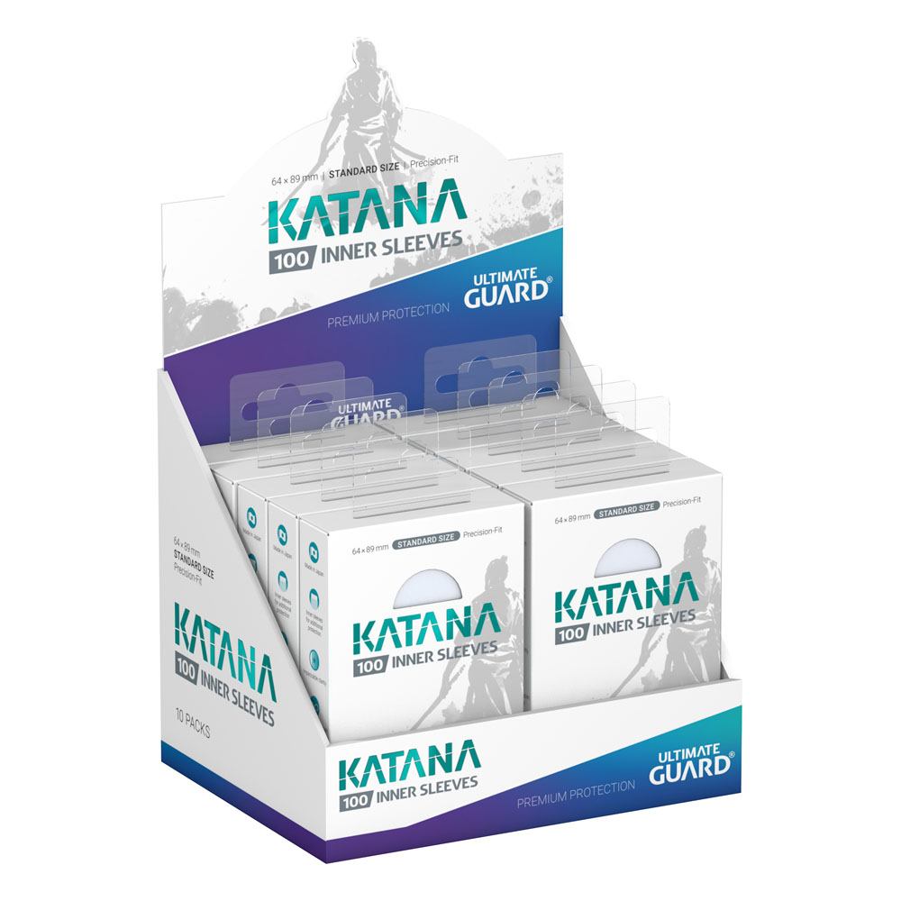 Ultimate Guard - Katana Inner Sleeves - Standard Size - Transparent 100 pcs
