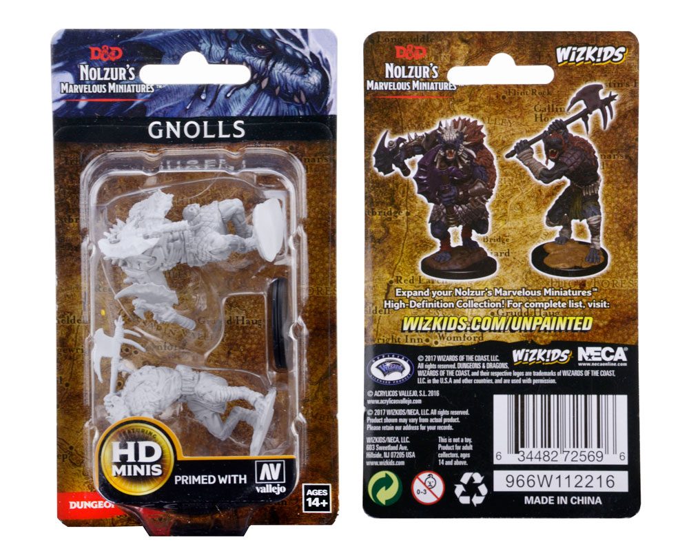 D&D Nolzur's Marvelous Miniatures Unpainted Miniatures Gnolls