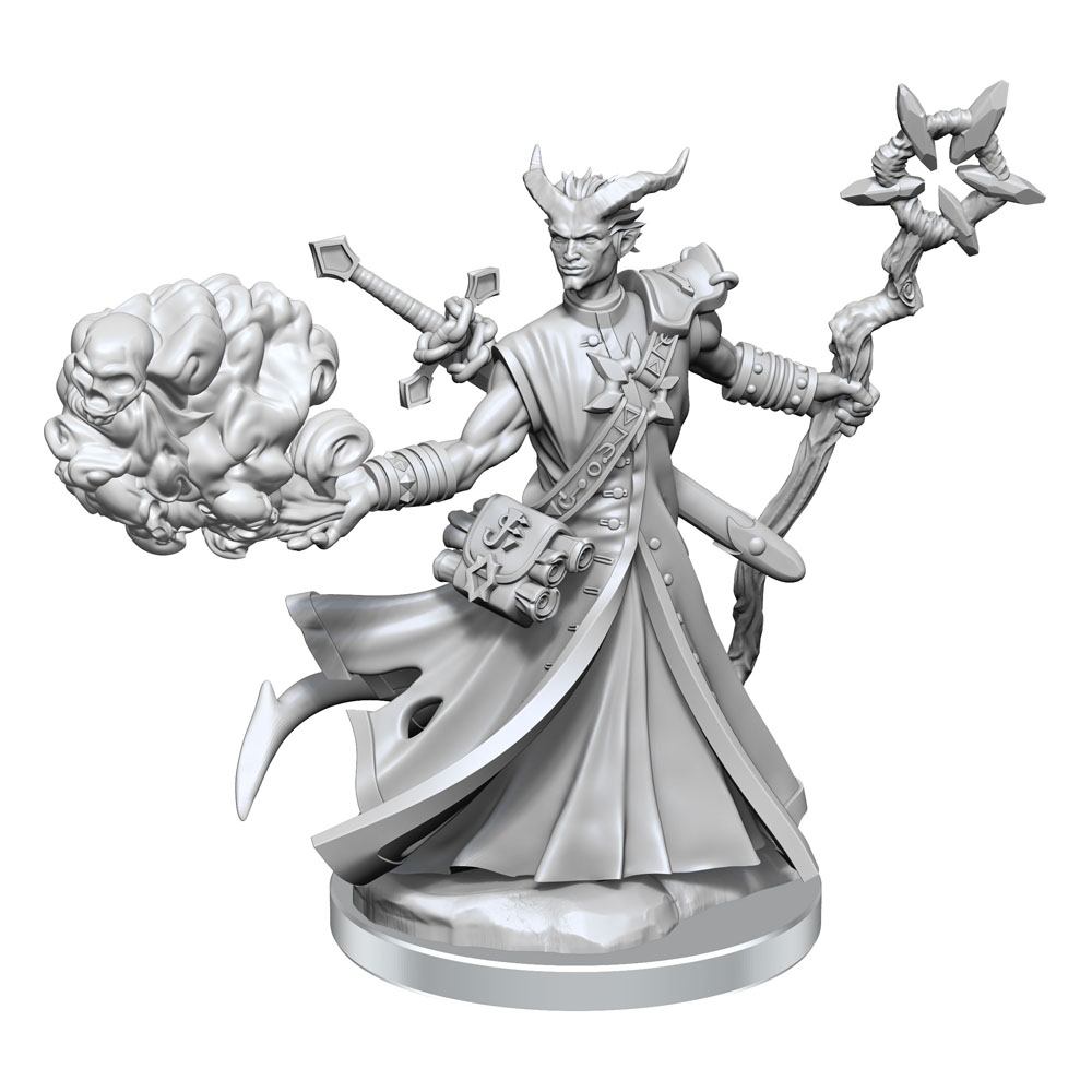 Dungeons & Dragons Frameworks Miniature Model Kit Tiefling Warlock Male