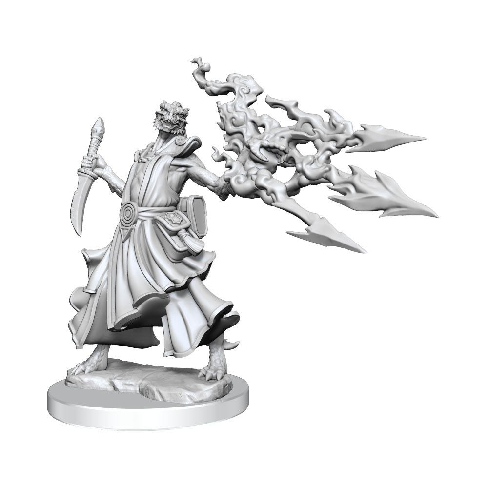 Dungeons & Dragons Frameworks Miniature Model Kit Dragonborn Sorcerer Female