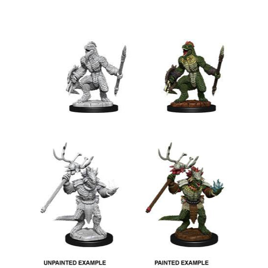 D&D Nolzur's Marvelous Miniatures Unpainted Miniatures Lizardfolk & Lizardfolk Shaman