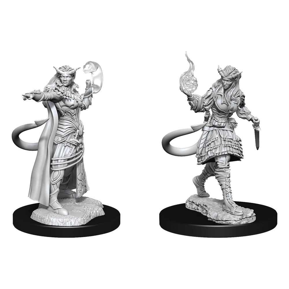 D&D Nolzur's Marvelous Miniatures Unpainted Miniatures Tiefling Sorcerer Female