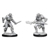 D&D Nolzur's MM Unpainted Miniatures Bugbear Barbarian Male & Bugbear Rogue Female