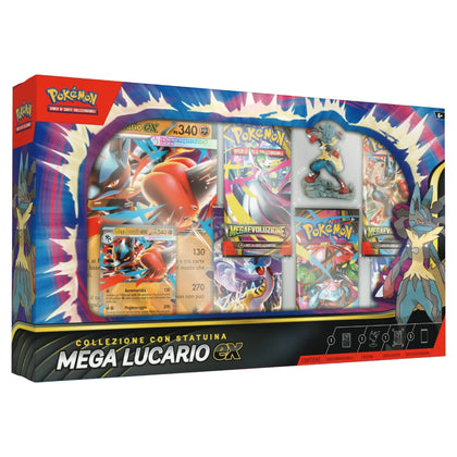 Pokemon - Collezione con Statuina Mega Lucario-EX - ITA