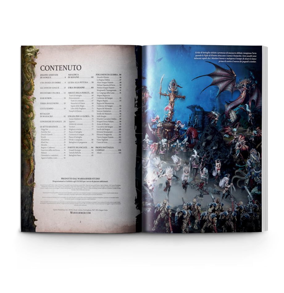 Age of Sigmar - Battletome: Daughters of Khaine - Ita