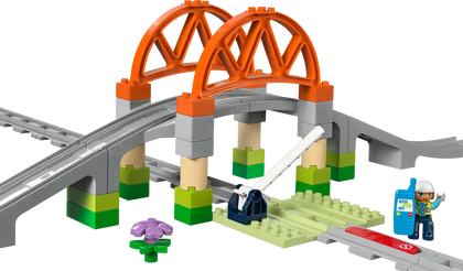 LEGO - DUPLO -  10426 Pack di espansione ponte e binari ferroviari