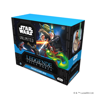 Star Wars: Unlimited - Leggende della Forza: Prerelease Box 8 PCS IT
