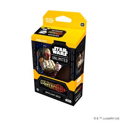 Star Wars: Unlimited - Jump to Lightspeed - Deck: Boba Fett (3) Deck: Han Solo (3) - Eng