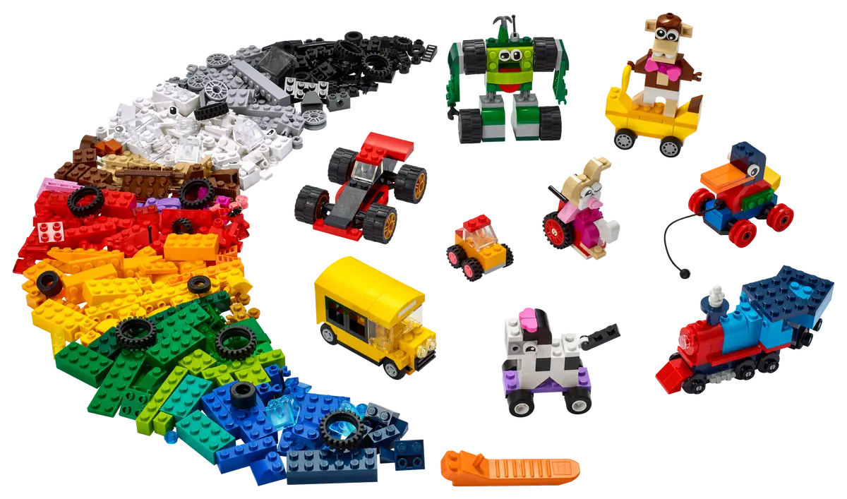 LEGO Classic - 11014 Mattoncini e Ruote