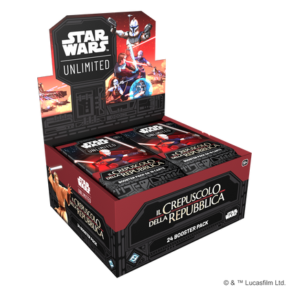 Star Wars: Unlimited - Twilight of the Republic Booster Display (24 Booster) - IT