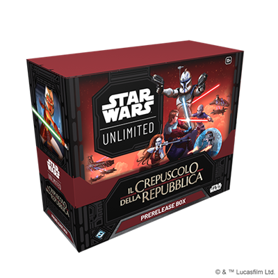 Star Wars: Unlimited - Twilight of the Republic Prerelease Box - IT