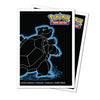 Ultrapro - Pokémon - 105 Apex Deck Protector Sleeves  - Neon Kanto - Blastoise