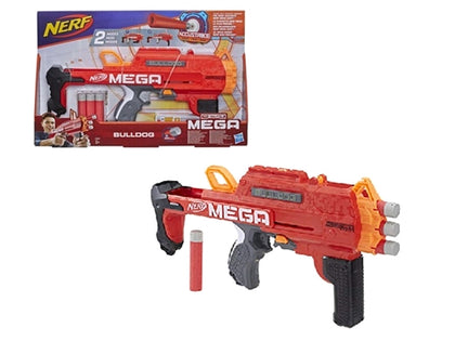 Hasbro - Nerf Mega - Bulldog (blaster con dardi Accustrike)