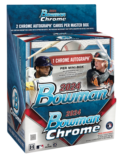 Topps - 2024 Bowman Chrome® Baseball - Hobby Box