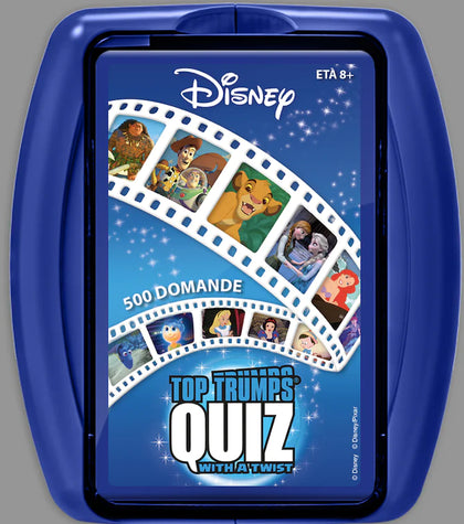 Winning Moves - Top Trumps Quiz - Disney - Gioco da Tavolo