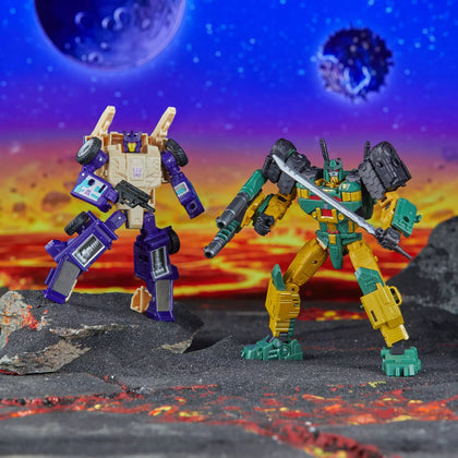 Hasbro - Transformers Legacy United Doom 'n Destruction Collection, confezione da 2