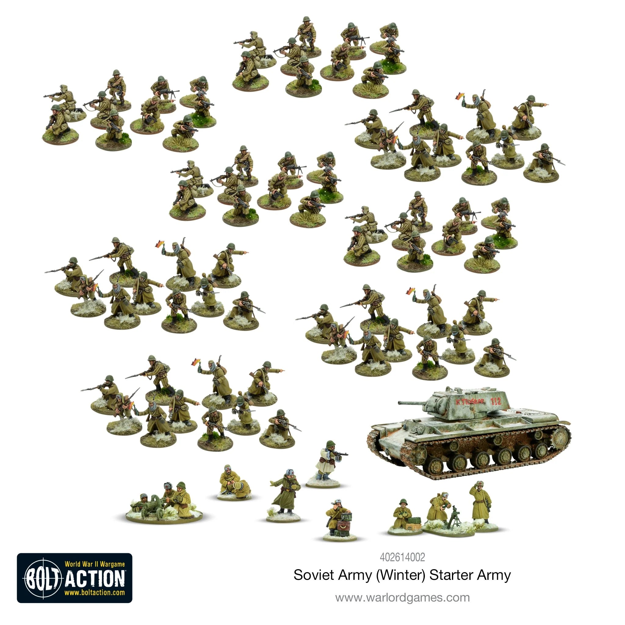 Bolt Action - Soviet Army (Winter) starter army