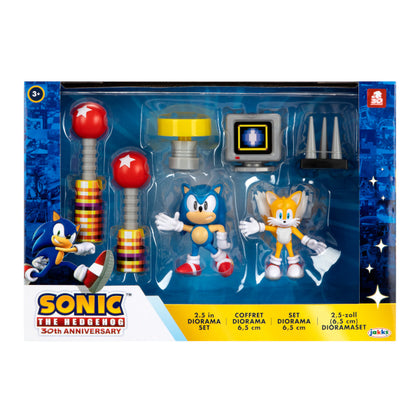 Jakks Pacific - Nintendo - Sonic Diorama Action Figures da 6 cm