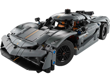 Lego - Technic - 42173 Hypercar Koenigsegg Jesko Absolut grigia