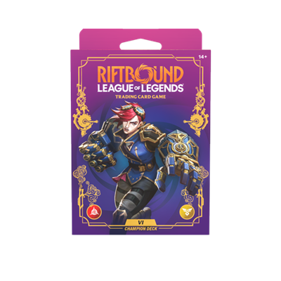Riftbound: League of Legends TCG - Unleashed - Champion Deck: Vi - Eng - 4 Pcs.