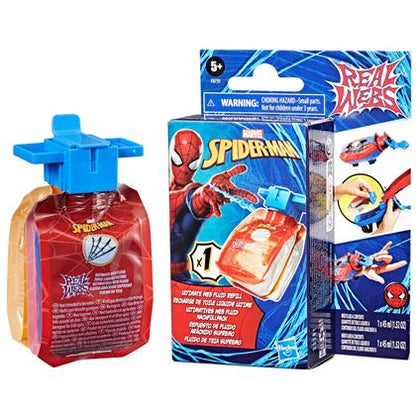 Hasbro - Spider Man - Ricarica Spara Ragnatele - Real Webs