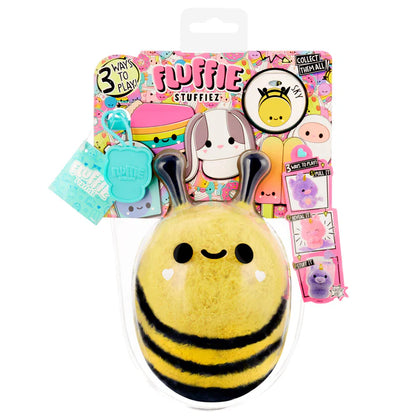 Fluffie Stuffiez Bee/ Lady Bug, Small Collectable Feature Plush