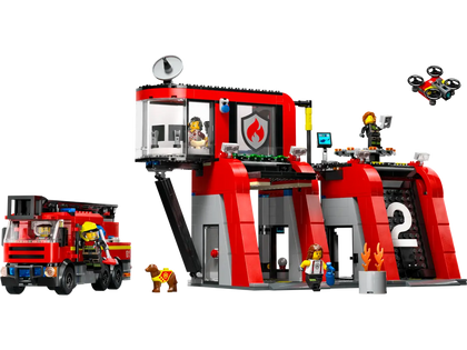 LEGO - City - 60414 Caserma dei pompieri e autopompa