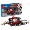 Lego - City - 60443 Pitstop e meccanici con monoposto Ferrari F1®