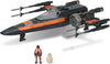 Jazwares - Star Wars - Micro Galaxy Squadron - Veicoli 13 cm -  Poe Dameron's T-70 X-Wing