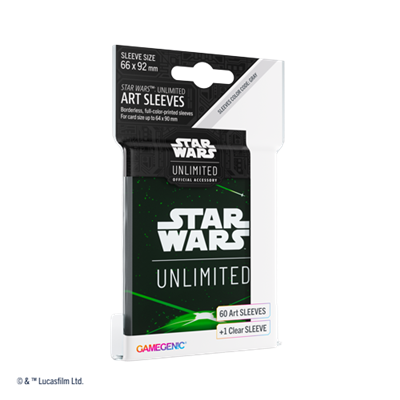 Gamegenic - Star Wars™: ART SLEEVES CARD BACK GREEN