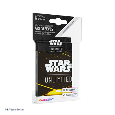 Gamegenic - Star Wars™: ART SLEEVES CARD BACK YELLOW