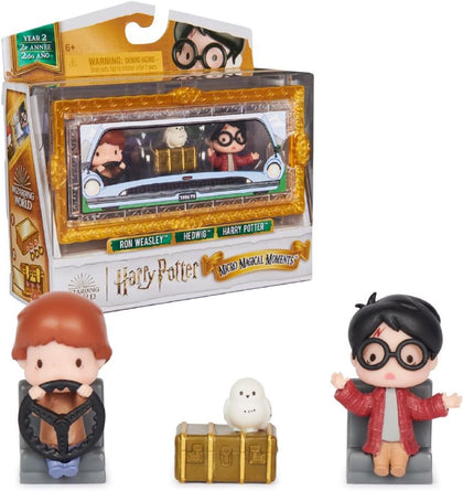 Wizarding World - Harry Potter - Mini personaggi in multi pack da 3 – Macchina - La Camera dei Segreti