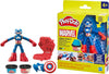 Hasbro - Play-Doh - Capitan America con Stampino a Forma di Scudo