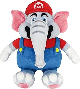 Together Plus - Peluche Super Mario Wonder - Mario Elephant 27 cm