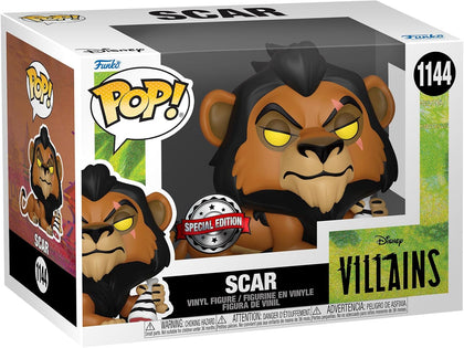 Funko - Lion King - POP! Disney - Vinyl Figure - Scar w/Meat 9 cm