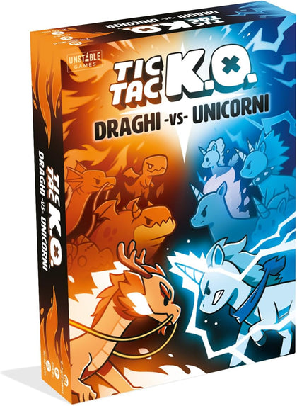 Asmodee - Tic Tac K.O. Draghi Vs Unicorni