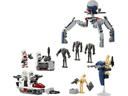 LEGO - Star Wars - 75372 Battle PACK Clone Trooper™ e Battle Droid™