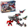 Lego Marvel - 76292 Battaglia Captain America vs. Hulk Rosso