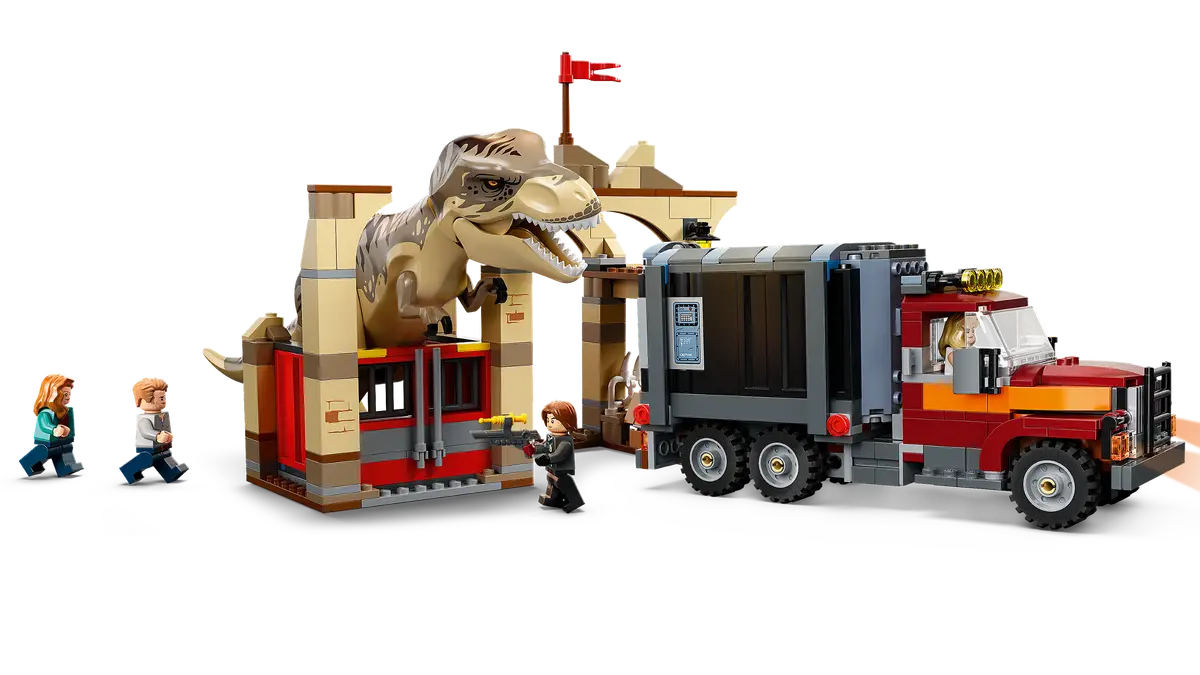 LEGO - 76948 La fuga del T. Rex e dell’Atrociraptor