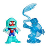 Hasbro - Marvel - Spidey and His Fantastic Friends - Water-Webs - Pack Doppio personaggio Assortito