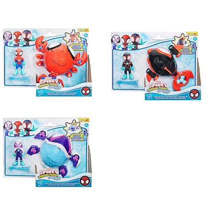 Hasbro - Marvel - Spidey and His Fantastic Friends - Water-Webs - Veicolo & Personaggio Assortito