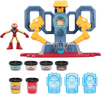 Hasbro - Play-Doh - Marvel - Set da Gioco Laboratorio di creazione dell'armatura di Iron Man