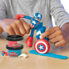 Hasbro - Play-Doh - Capitan America con Stampino a Forma di Scudo