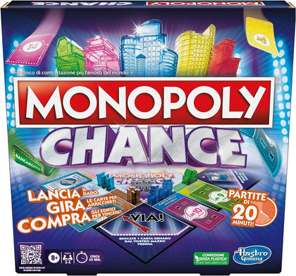Hasbro - Monopoly Chance - Gioco da Tavolo