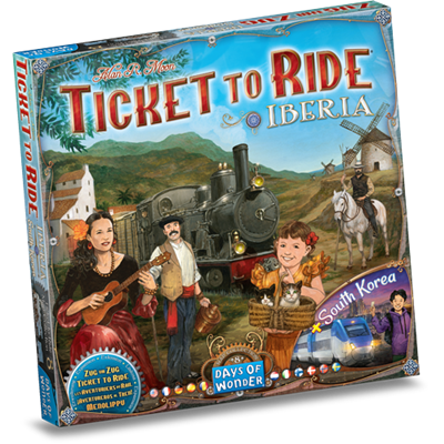 Asmodee - Ticket To Ride - Iberia + South Korea