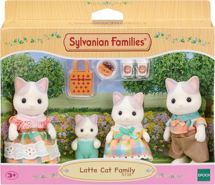 Sylvanian Families - Latte Cat Family