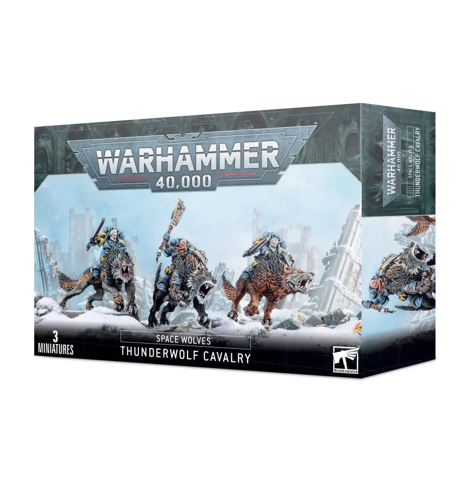 Warhammer 4000 - Space Wolves - Thunderwolf Cavalry