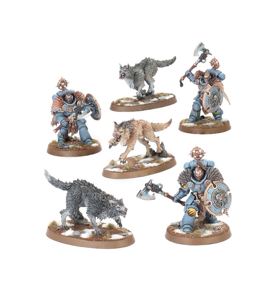 Games Workshop Warhammer 40000 Lupi Spaziali Completo Esercito Box Art