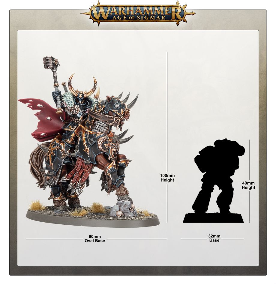 Age of Sigmar - Slaves to Darkness - Chaos Lord on Daemonic Mount