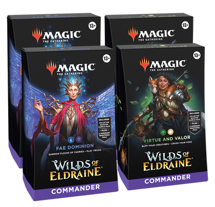Magic The Gathering - Wilds Of Eldraine - Commander Deck 4pcs - FR